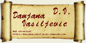 Damjana Vasiljević vizit kartica